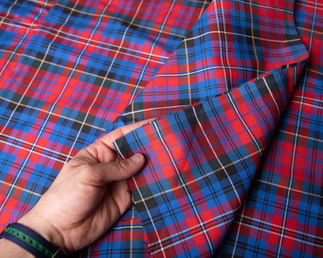 Vintage Flannelette Fabric by the Yard, Flannel Cotton Fabric, Shirting