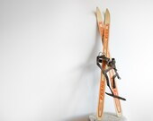 RESERVED for J., Children's Wooden Ski, Soviet Ski Set, Skiing, Made in USSR, 80s Ski, Mountain Lodge Decor,  Winter Olympic Games, Snow Ski