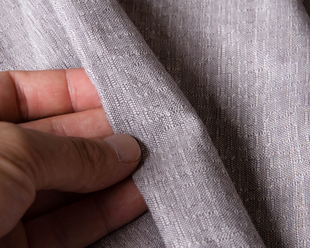 Gray Cotton Fabric by the Yard Vintage Lightweight Fabric Etsy