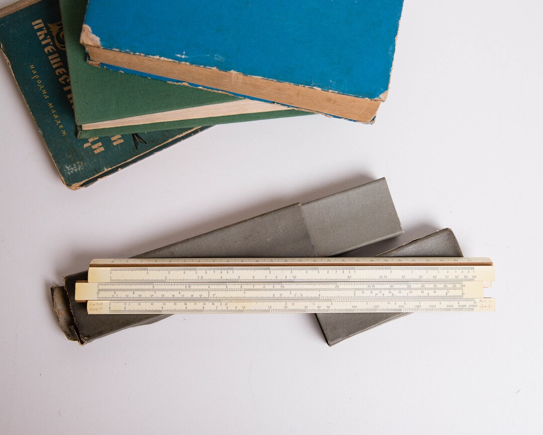 Russian Slide Ruler, Soviet Logarithmic Ruler, Calculator Ruler ...
