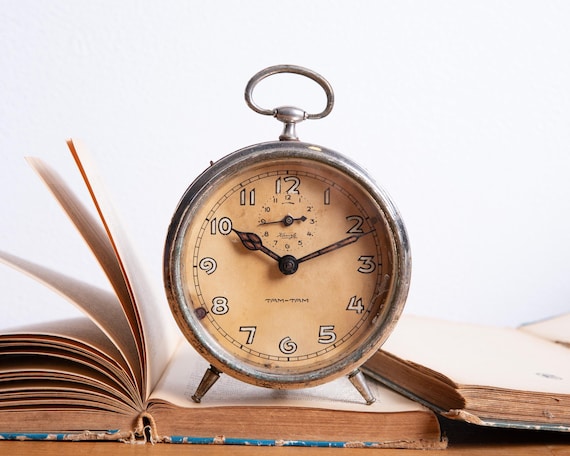 Orologio Kienzle Antico Da Tavolo Sveglia Antica Rara Degli Anni