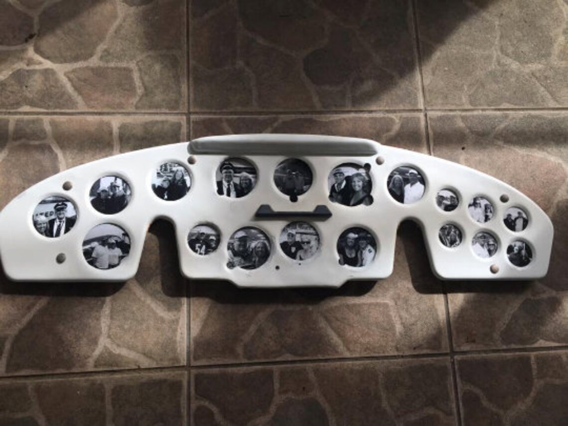 Cessna 150 Instrument Panel Plastic Cover Vintage Retro Airplane Photo Frame Etsy