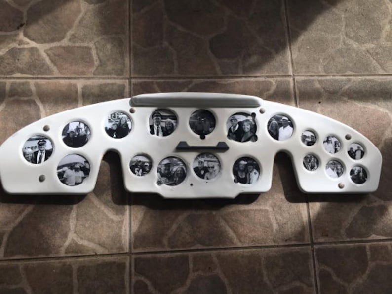 Cessna 150 Instrument Panel Plastic Cover Vintage Retro Airplane Photo