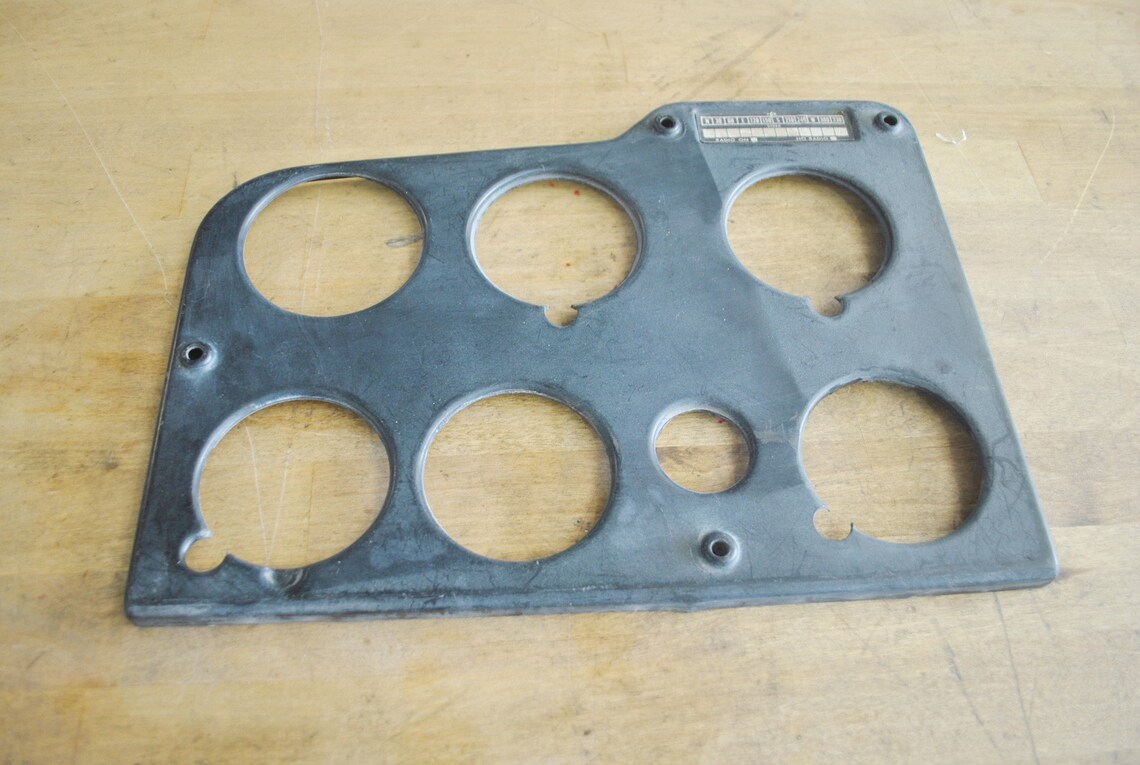 Cessna 150 Instrument Panel Plastic Cover Vintage Retro Airplane Photo Frame Etsy