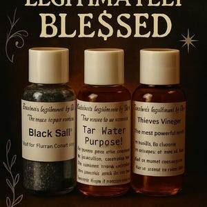 Dustine&#39;s Legitimately Blessed Tar Water *LIMITED COMBO*