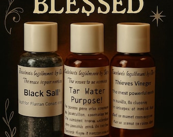 Dustine's Legitimately Blessed Tar Water *LIMITED COMBO*