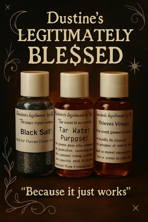 Dustine's Legitimately Blessed Tar Water *LIMITED COMBO*