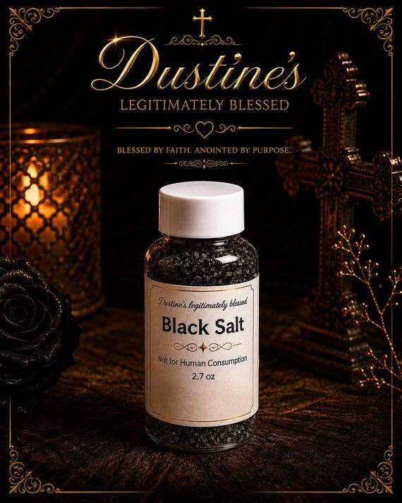 Dustine's Legitimately Blessed Black Salt