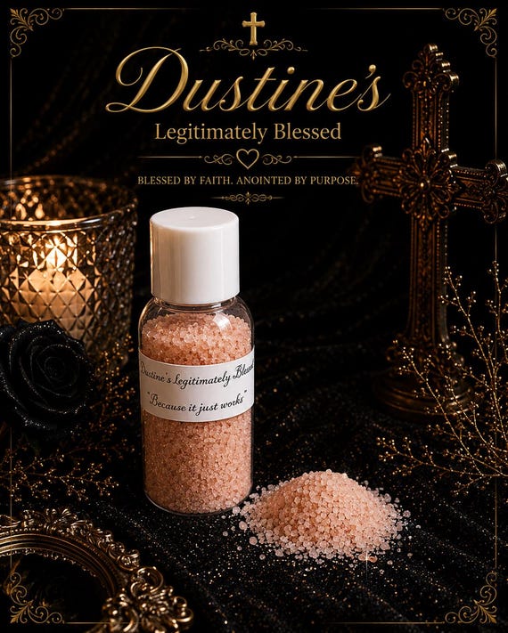Dustine’s Legitimately Blessed Divine Infused Salt