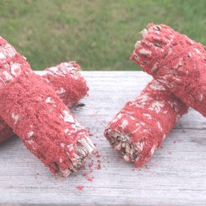 Dustine&#39;s Legitimately Blessed Sage rolled in Tar Water and Dragons Blood Powder (4 count)