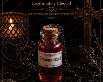 Dustine's Legitimately Blessed Dragons Blood Oil Necklace