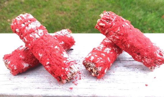 Dustine's Legitimately Blessed Sage rolled in Tar Water and Dragons Blood Powder (4 count)