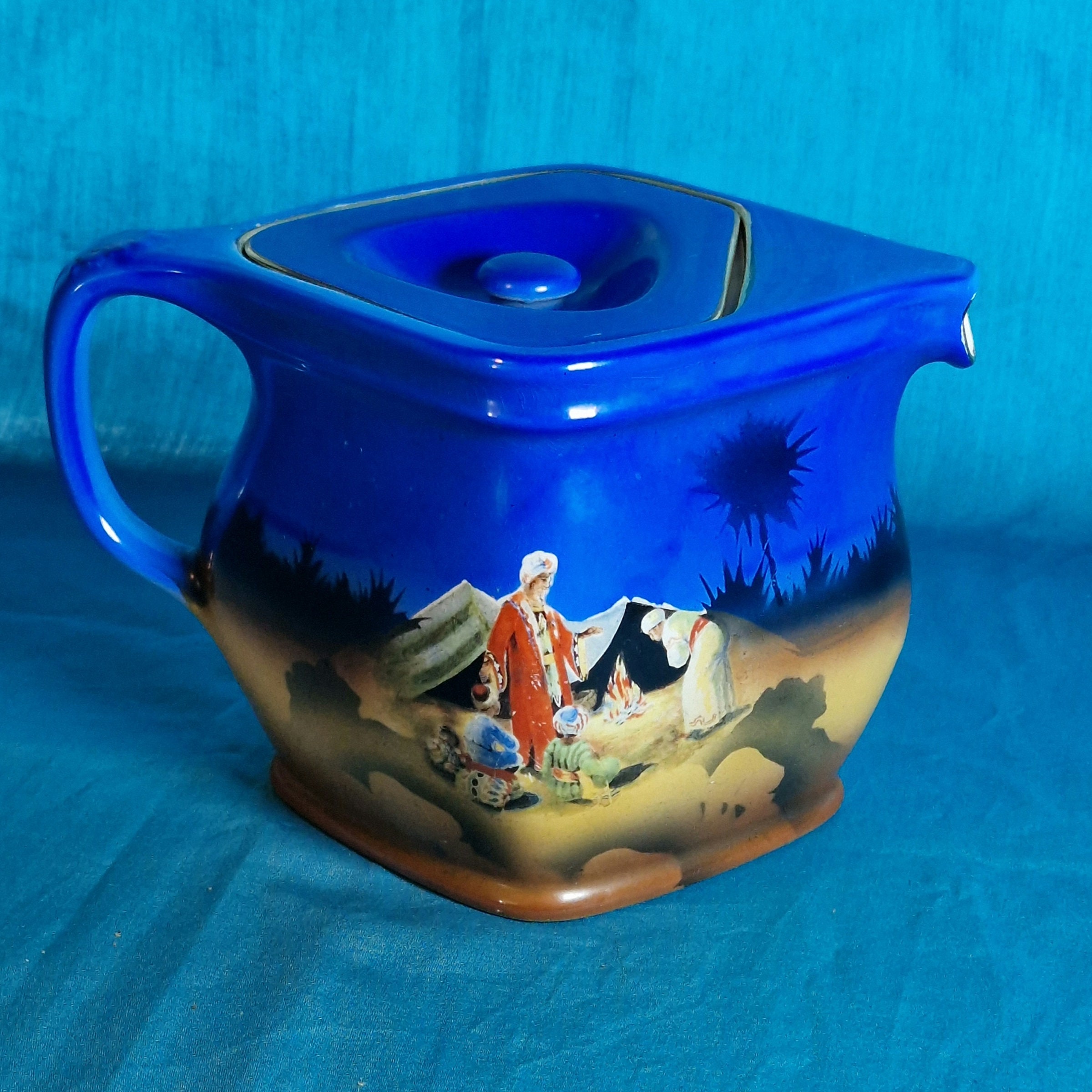 Basque Rubian Grimwades, Rubian Ware Teapot, Bedouin Design 1927 - Etsy