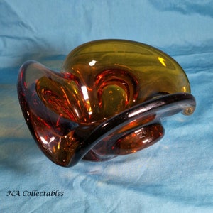 Mid Century Murano Art Glass Ashtray Bowl
