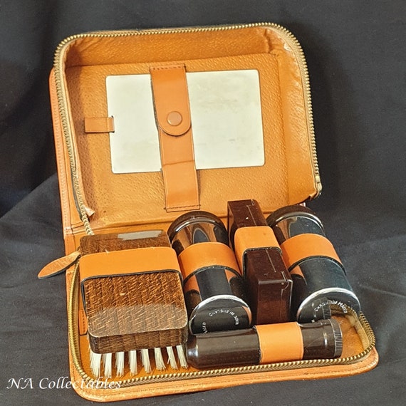 Nécessaire De Toilette De Voyage Vintage - Trousse De Maquillage - Occasion