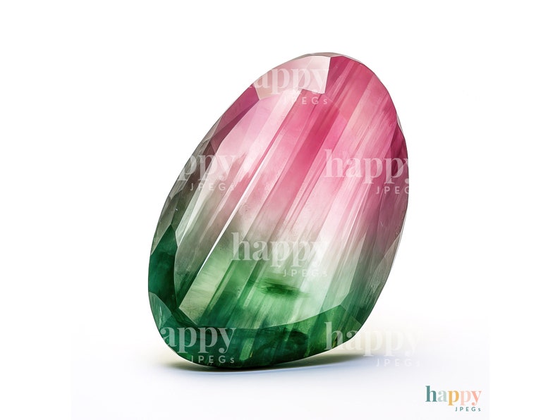 10 Polished Crystal Clipart Bundle Watercolour Clipart Pocket Stones Gemstones JPEG Clipart Bundle Digital Download Card Making image 3