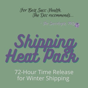 Heat Pack, 72-Hours for Shipping Succulents in colder climates
