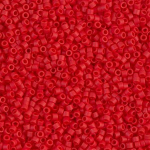 Miyuki 11/0 Delica - DB753 - Matte Opaque Red