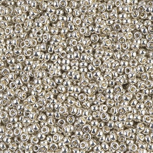11-1051, Miyuki 22g Galvanized Silver 11-1051, Miyuki 22g Galvanized Silver