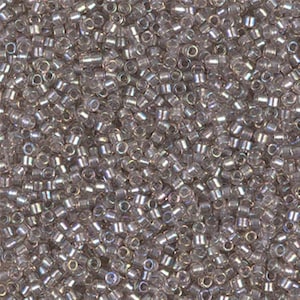 Miyuki 11/0 Delica - DB1772 - Sparkling Pewter Lined Crystal AB