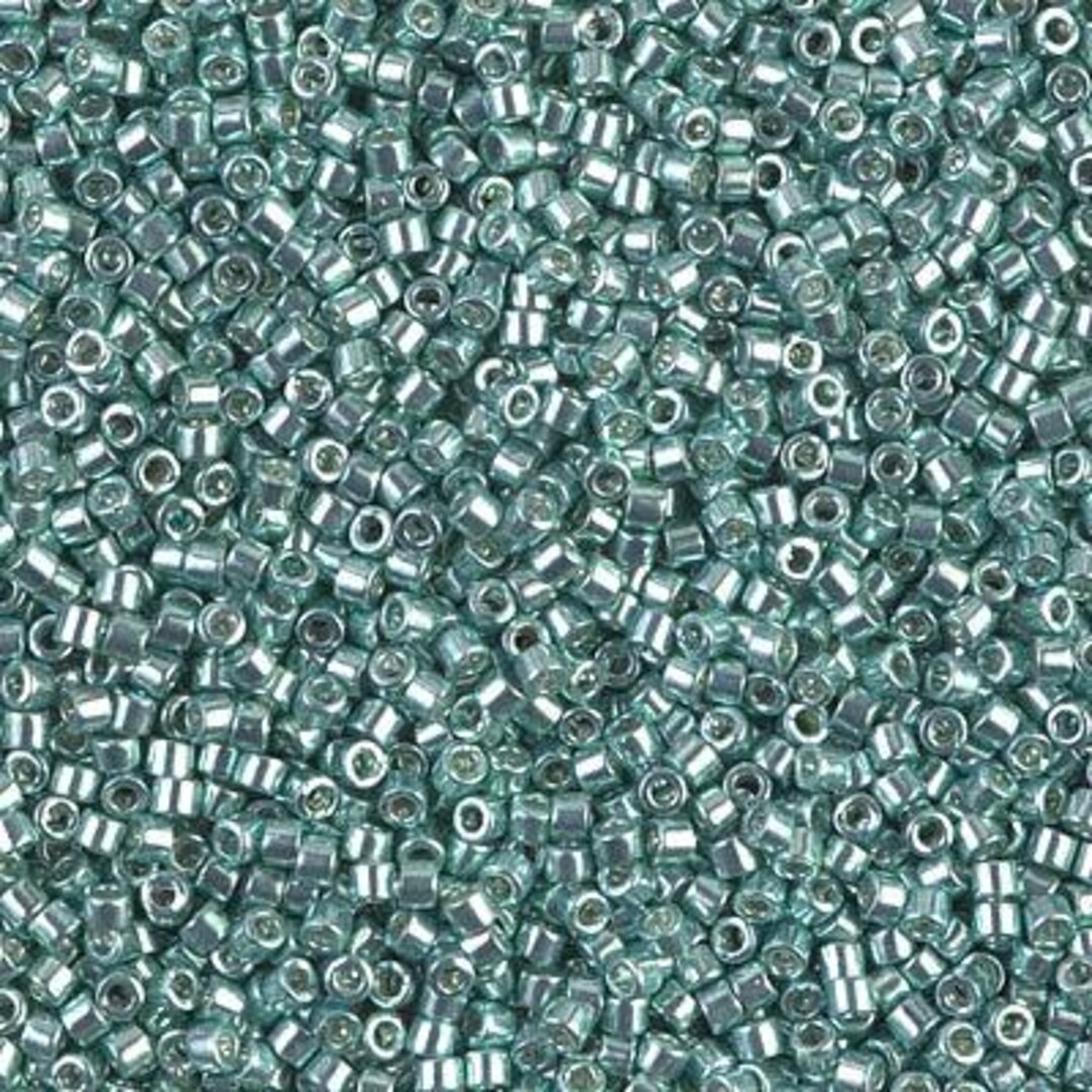 Miyuki 11/0 Delica - DB414 - Galvanized Dark Sea Foam - Etsy