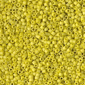 Miyuki 11/0 Delica - DB2283 - Matte Opaque Glazed Citron