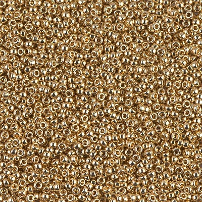 15-193 - 24kt Gold Light Plated - Miyuki 15/0 Seed Beads