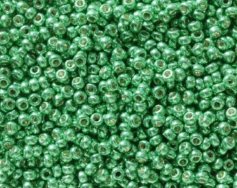 11-5105 - Duracoat Galvanized Dark Mint Green - Miyuki 11/0 Seed Beads