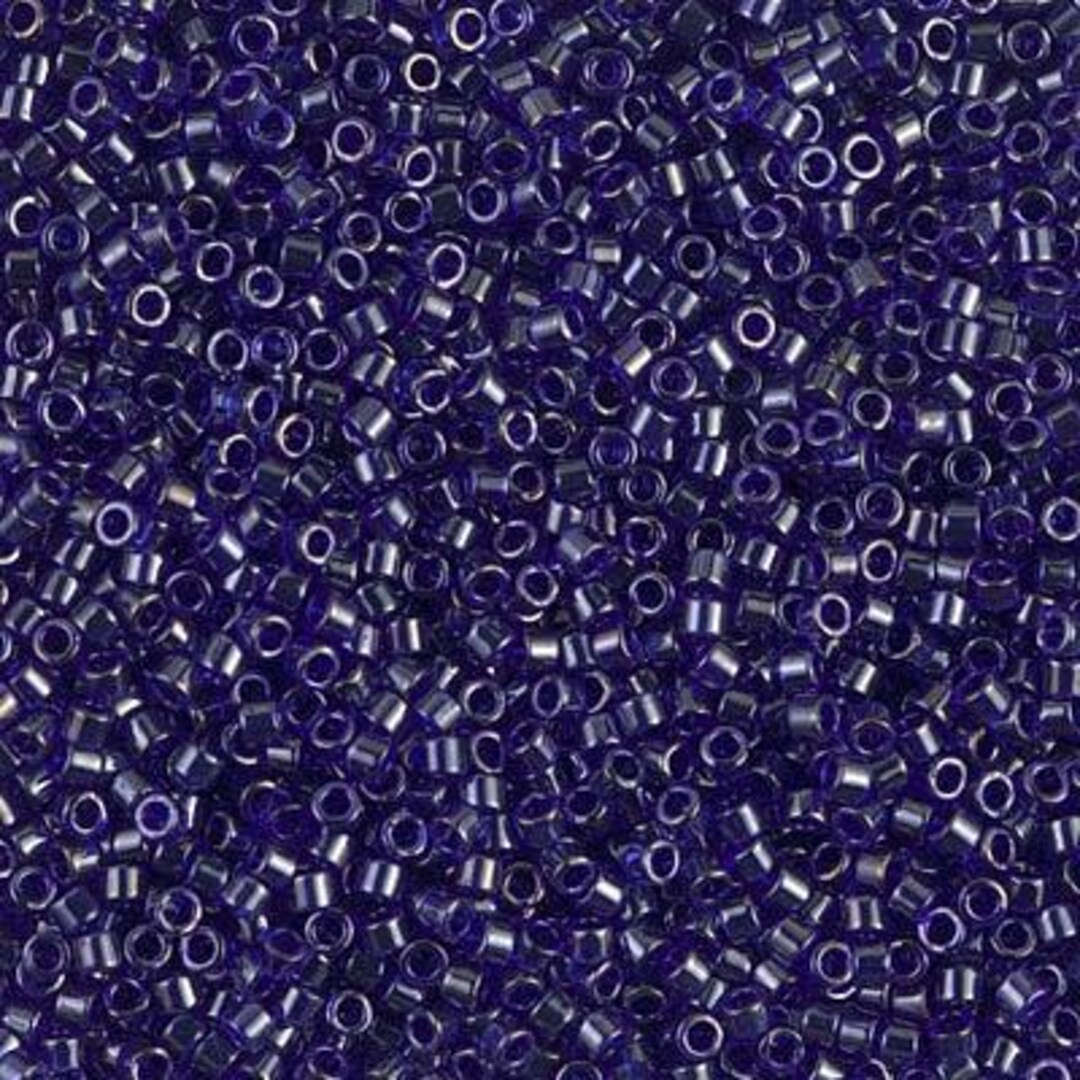 Miyuki 11/0 Delica - DB277 - Transparent Cobalt Luster - Etsy