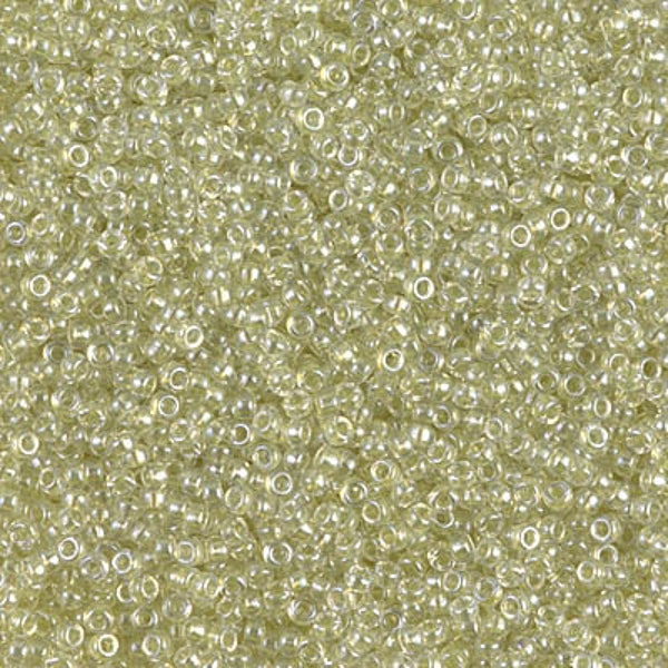 15-1527 - Sparkling Celery Lined Crystal - Miyuki 15/0 Seed Beads