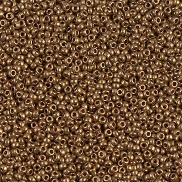15-457L - Metallic Light Bronze - Miyuki 15/0 Seed Beads