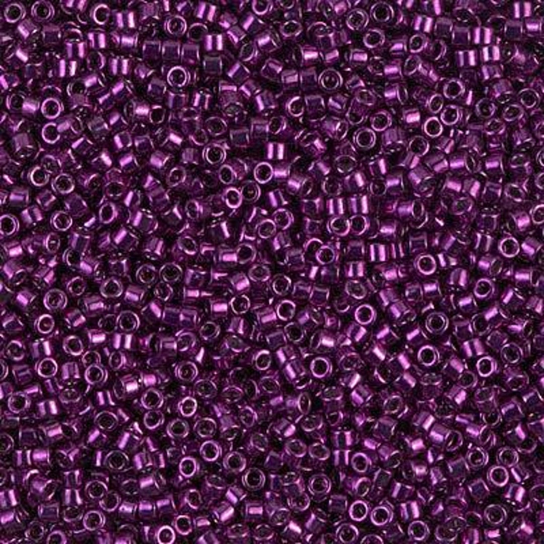 Miyuki 11/0 Delica - DB463 - Galvanized Dark Magenta - Etsy