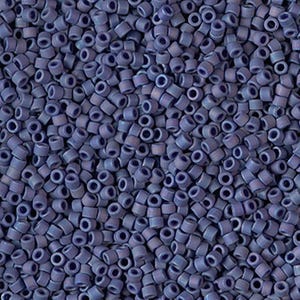 Miyuki 11/0 Delica - DB2319 - Matte Opaque Glazed Navy AB
