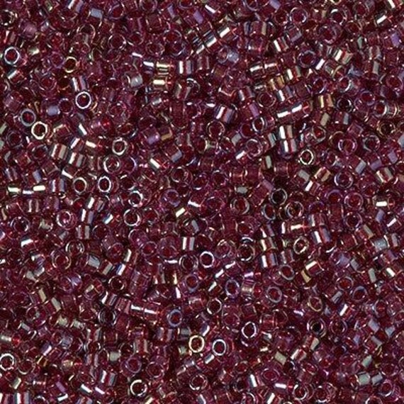 Miyuki 11/0 Delica - DB2375 - Inside Dyed Red