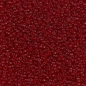 15-141, Miyuki 8.2g Transparent Ruby 15-141, Miyuki 8.2g Transparent Ruby