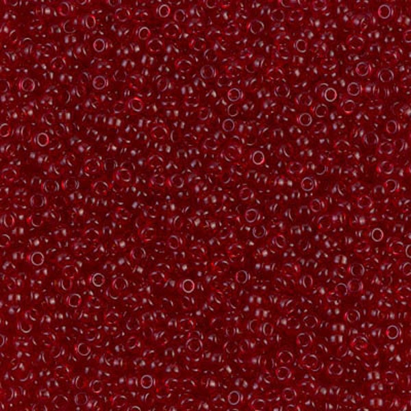 15-141 - Transparent Ruby - Miyuki 15/0 Seed Beads