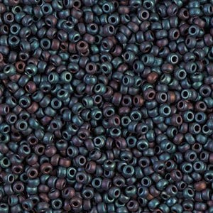 11-2018 - Matte Metallic Indigo Iris - Miyuki 11/0 Seed Beads