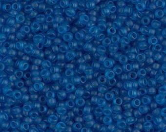 11-149F - Matte Transparent Capri Blue - Miyuki 11/0 Seed Beads