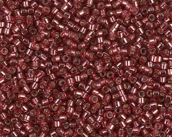 Miyuki 11/0 Delica - DB2160 - Duracoat S/L Dyed Magenta