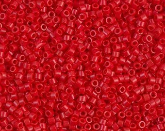 Miyuki 11/0 Delica - DB723 - Opaque Red
