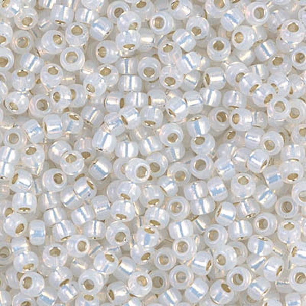 8-551 - GiLight Lined Opal - Miyuki 8/0 Seed Beads