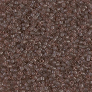 Miyuki 11/0 Delica - DB772 - Dyed Semi-Matte Transparent Cinnamon