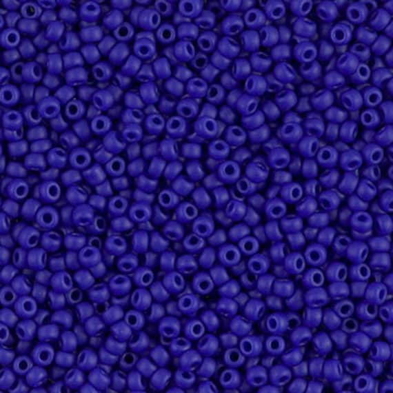 6-414F, Miyuki 20g Matte Cobalt 6-414F, Miyuki 20g Matte Cobalt