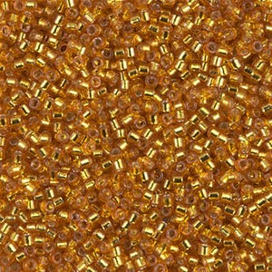 Miyuki 11/0 Delica - DB2157 - Duracoat S/L Dyed Yellow Gold