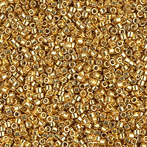 Miyuki 11/0 Delica - DB1832 - Duracoat Galvanized Gold