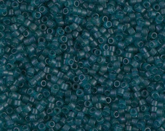 Miyuki 11/0 Delica - DB788 - Dyed Semi-Matte Transparent Dark Teal