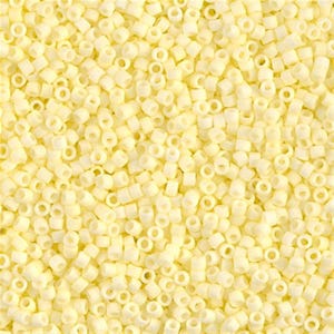 Miyuki 11/0 Delica - DB1511 - Matte Opaque Pale Yellow