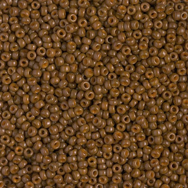 11-4492 - Duracoat Dyed Opaque Cognac - Miyuki 11/0 Seed Beads