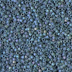 Miyuki 11/0 Delica - DB2316 - Matte Opaque Glazed Moody Blue AB