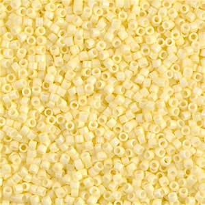 Miyuki 11/0 Delica - DB2101 - Duracoat Opaque Lt Lemon Ice